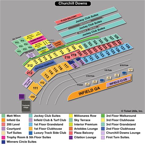 churchill downs on map